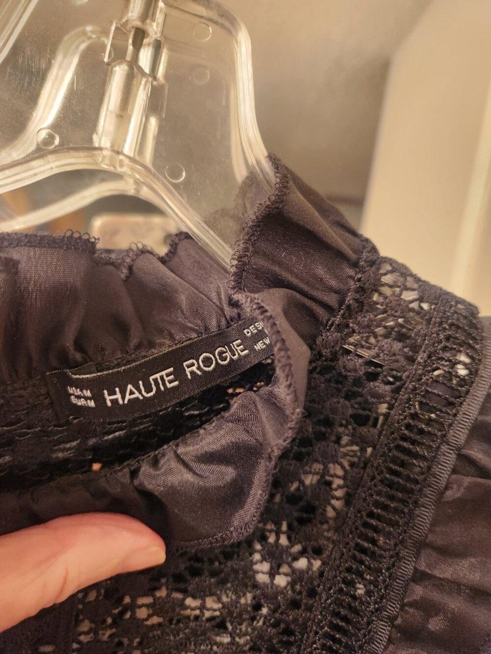 HAUTE ROGUE SHEER LACE DRESS - Picture 3 of 3